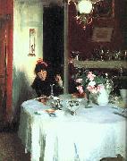 John Singer Sargent The Breakfast Table oil painting artist